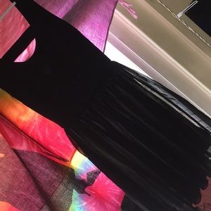 Backless Black Dress